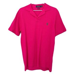 Polo Ralph Lauren Magenta Pink Classic Fit 100% Cotton Polo Shirt, Size S